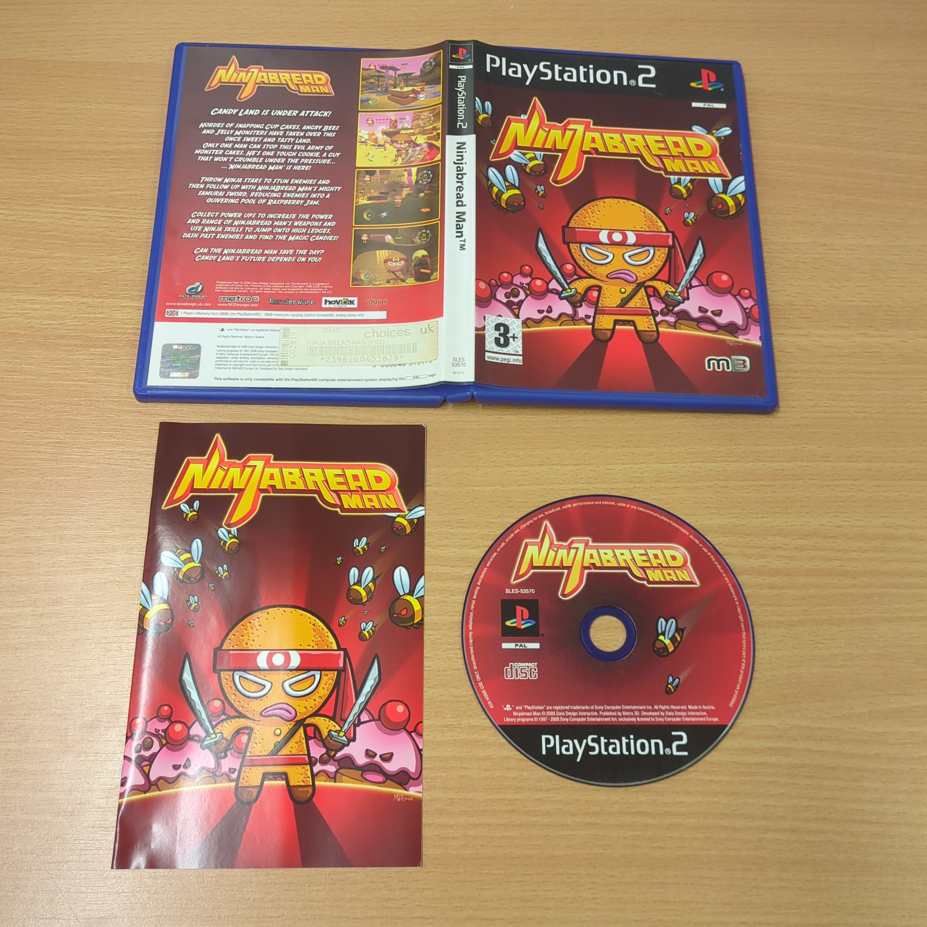 Ninjabread Man Sony PS2 game Ninjabread Man Sony PS2 game